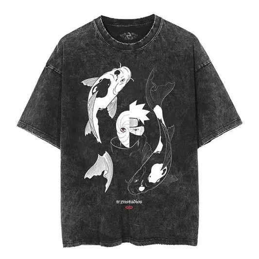Anime Print Oversize TShirt