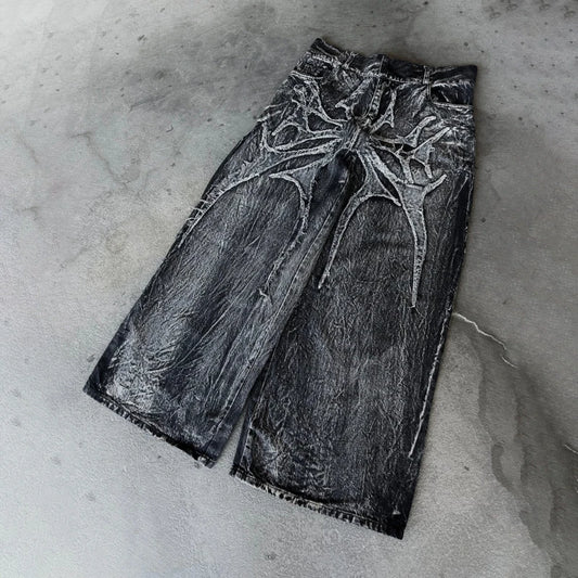Spider Patch Phantom Jeans